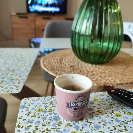 Apartment Orange Couch *